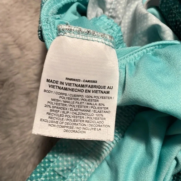 NIKE LINED ATHLETIC SHORTS TEAL TURQOISE MEDIUM - Picture 5 of 5